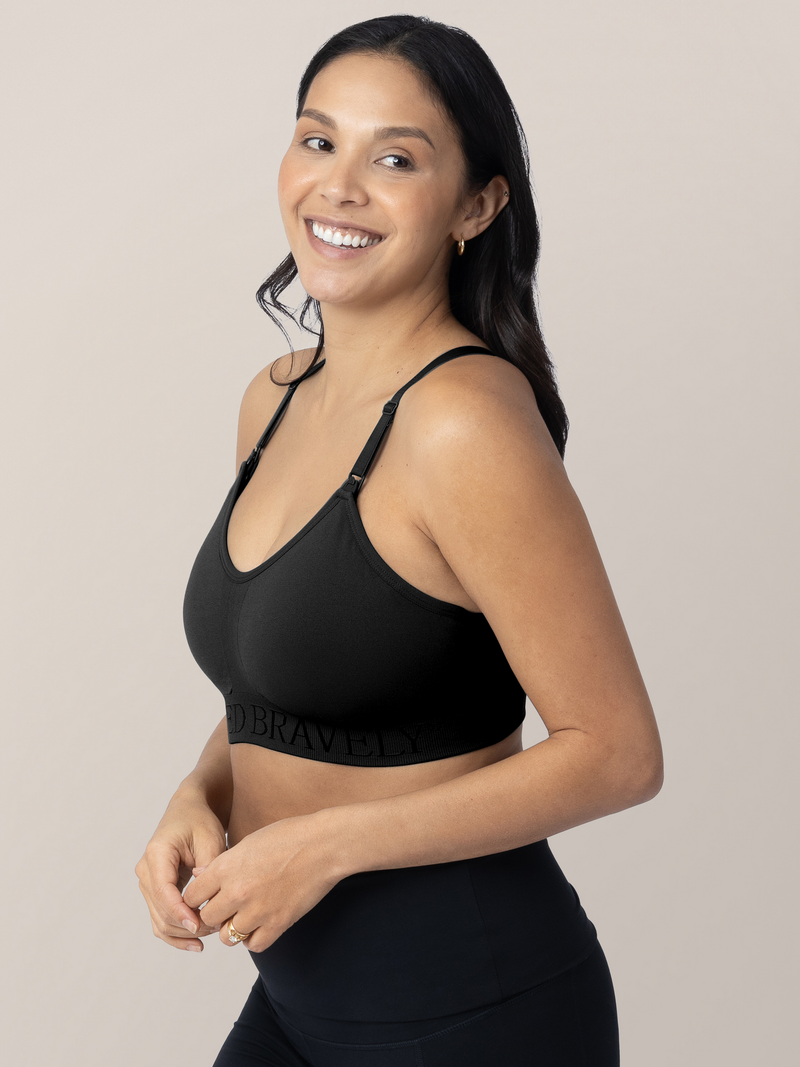 Nursing and pumping sports bra sales