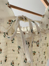 Garden Days | Ivory Floral Muslin Dress (Ships 3/26/24)
