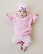 Smiley Beanie | Pink