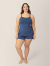 Bamboo Lounge Around Nursing Tank | Slate Blue