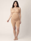 Seamless Bamboo Maternity Thigh Saver | Beige