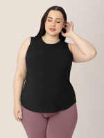 Bamboo Maternity & Nursing Tank | Black