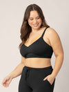 Signature Sublime® Contour Hands-Free Pumping & Nursing Bra | Black