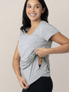 Everyday Maternity & Nursing T-shirt | Grey Heather