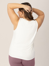 Bamboo Maternity & Nursing Tank | White