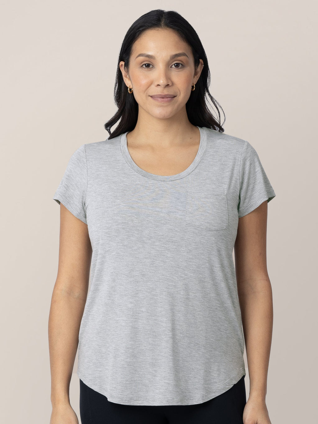 Everyday Maternity & Nursing T-shirt | Grey Heather