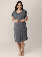 Universal Labor & Delivery Gown | Grey Heather