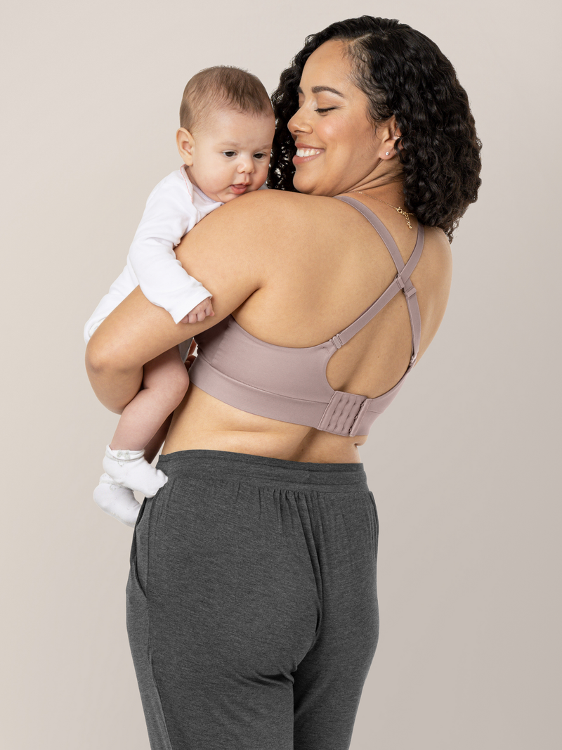 Minimalist Maternity & Nursing Bra | Lilac Stone