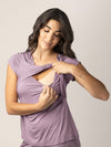 Davy Maternity & Nursing Pajama Set | Dusty Mauve