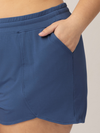 Bamboo Maternity & Postpartum Lounge Short | Slate Blue