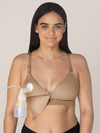 Minimalist Hands-Free Pumping & Nursing Bra | Latte