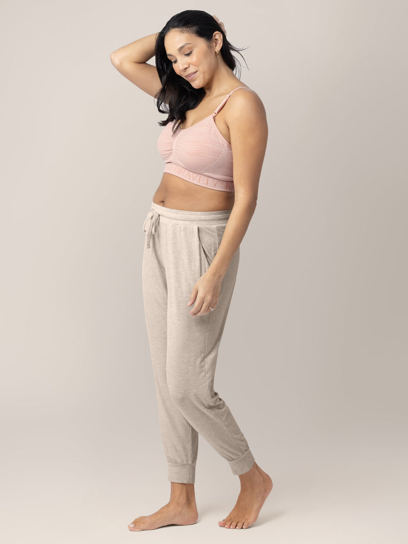 Sublime® Hands-Free Pumping & Nursing Bra | Pink Heather