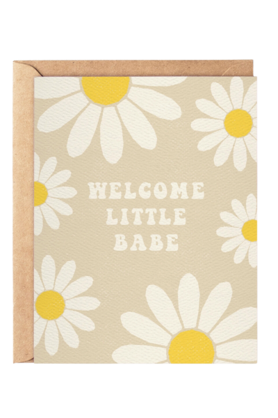 WELCOME LITTLE BABY CARD