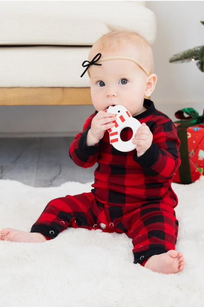 SNOWMAN SILICONE TEETHER