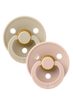 BIBS PACIFIERS - VANILLA + BLUSH