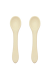 SILICONE BABY SPOONS - COCONUT