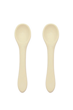 SILICONE BABY SPOONS - COCONUT