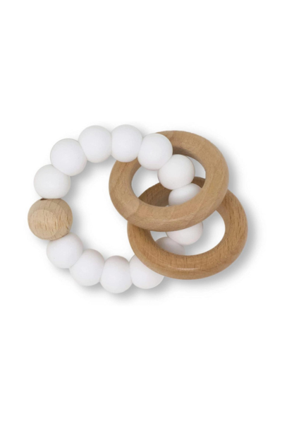 RING TEETHER - WHITE