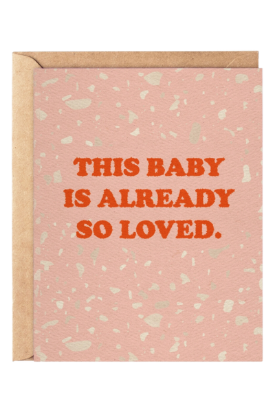 BABY SO LOVED CARD