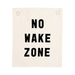 no wake zone banner