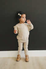 KNIT LEGGINGS - OATMEAL