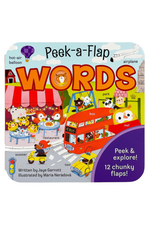 WORDS PEEK-A-FLAP BOOK