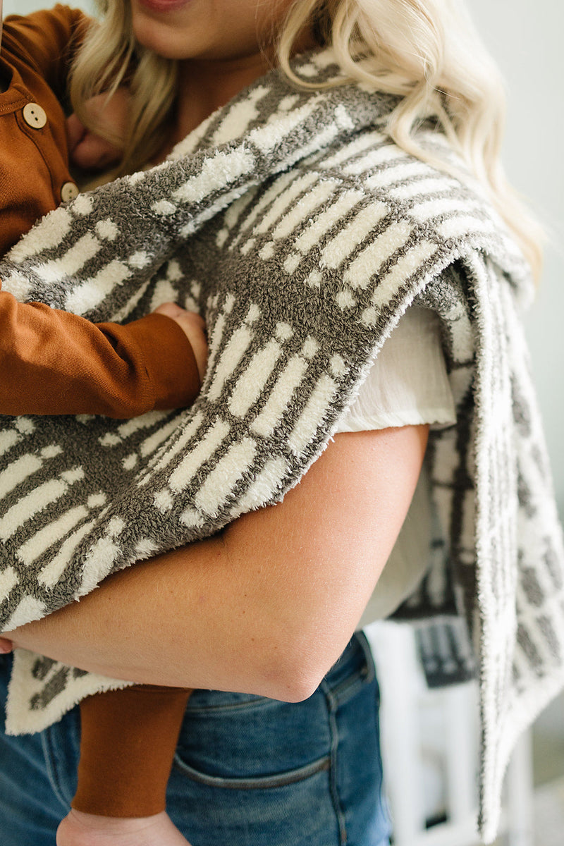 Grey Plush Blanket