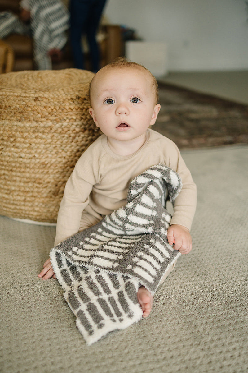 Grey Plush Blanket