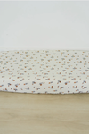 CREAM FLORAL CHANGING PAD COVER