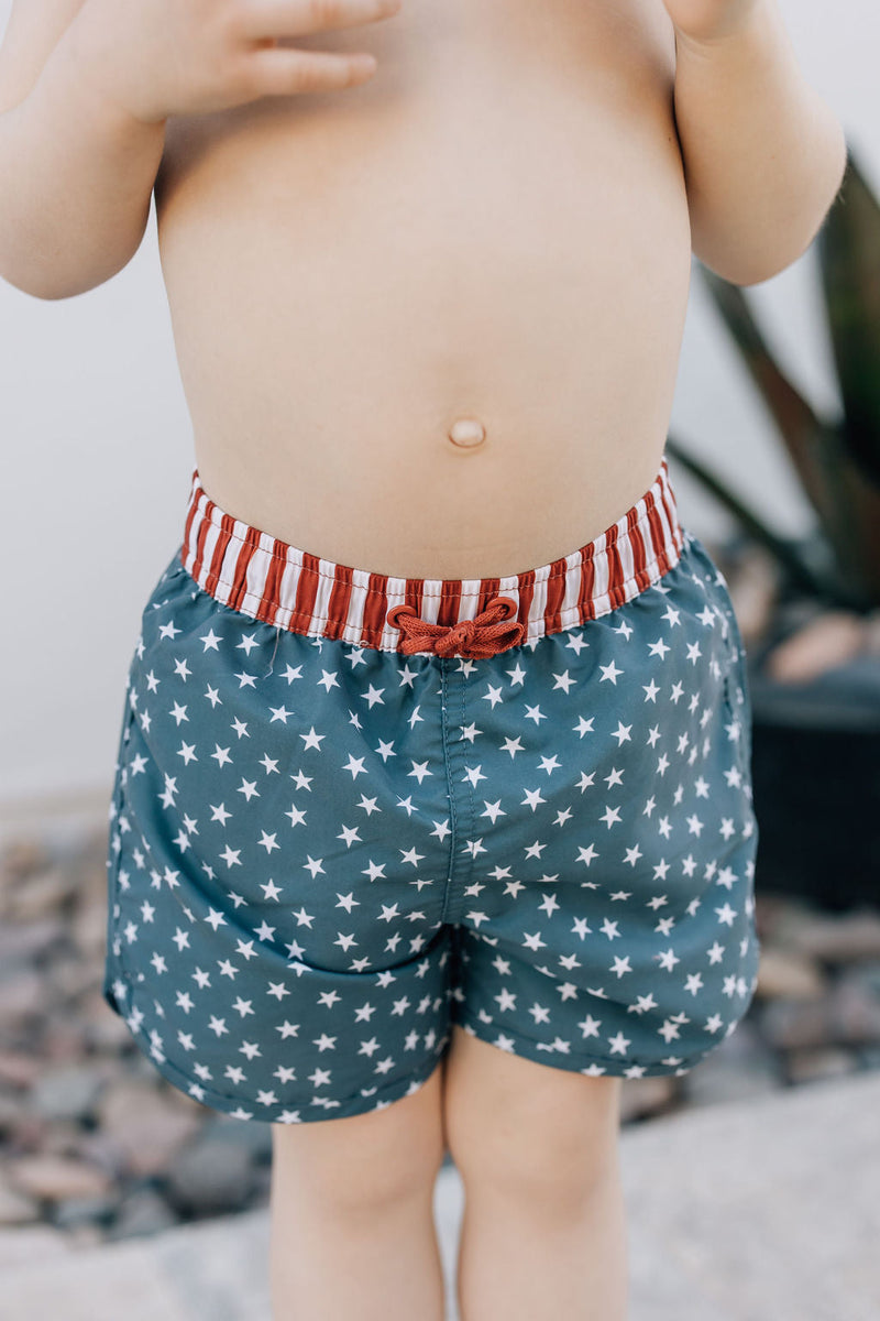 Stars and Stripes Swim Shorts