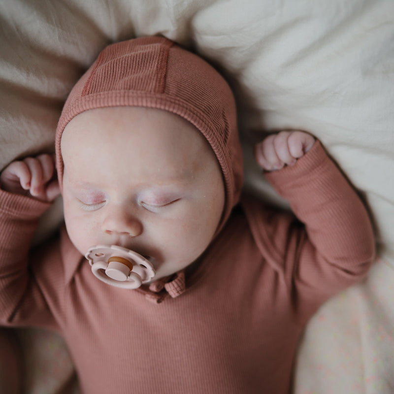 Ribbed Baby Bonnet