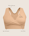 French Terry Racerback Nursing & Sleep Bra | Redwood