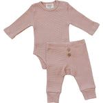 Pink Bodysuit Waffle Set