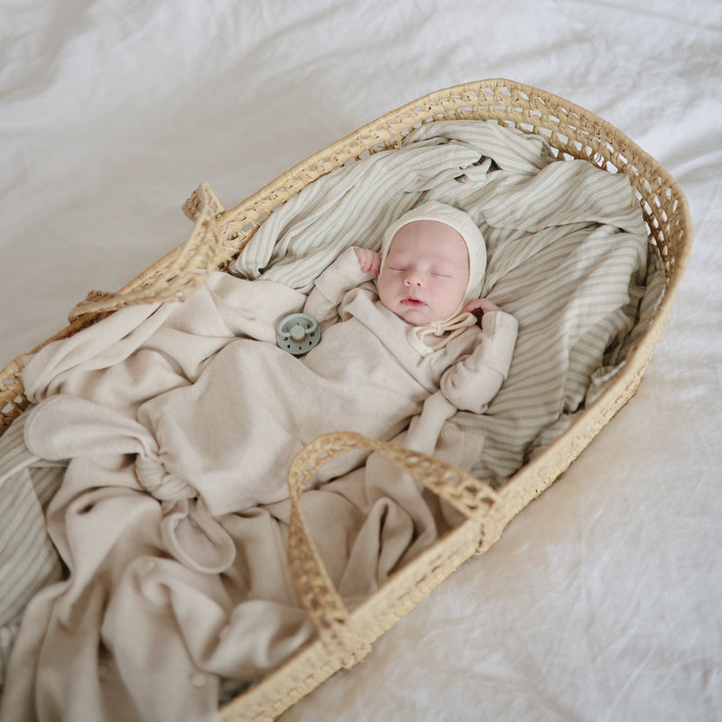 Ribbed Baby Bonnet