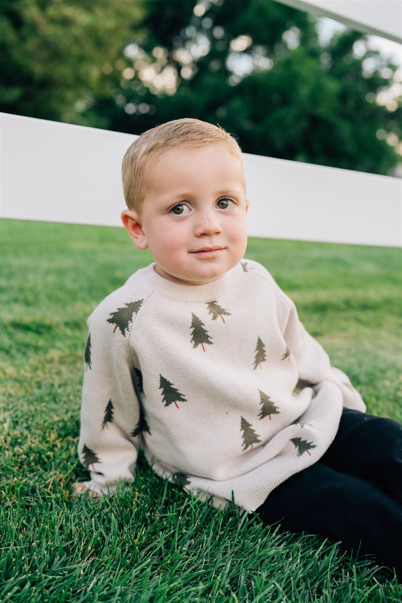 Pine Tree Knit Sweater