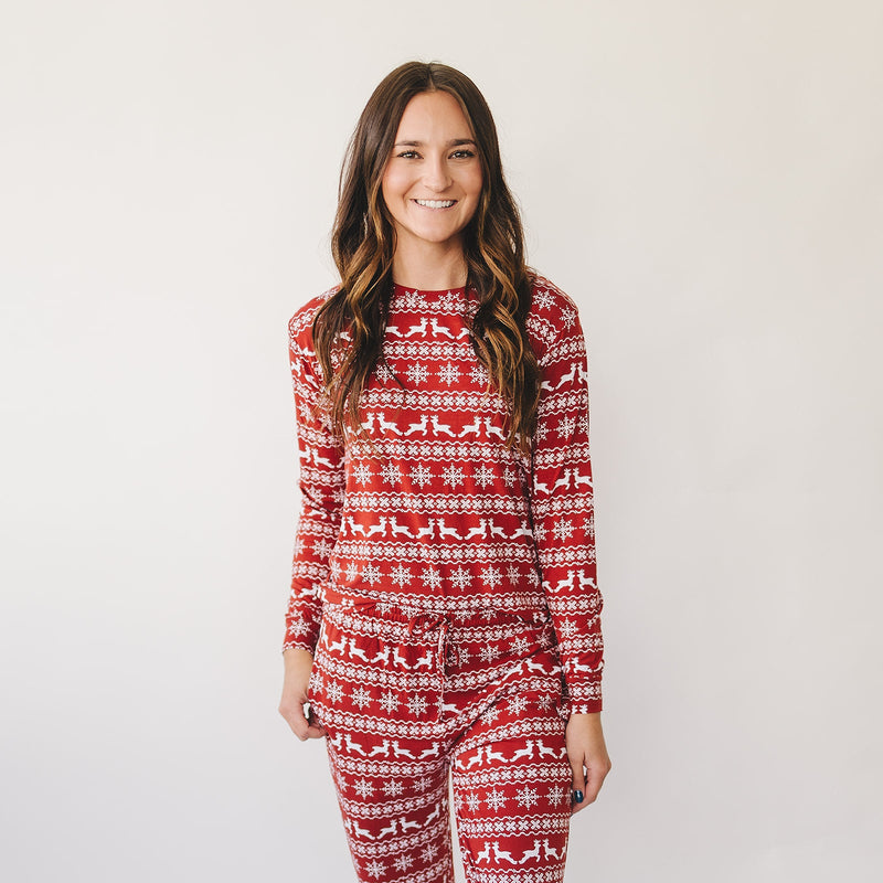 Fair Isle Bamboo Two-piece Cozy Set (Women)