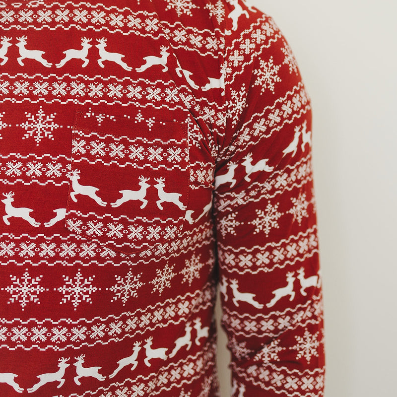 Fair Isle Bamboo Two-piece Cozy Set (Mens)