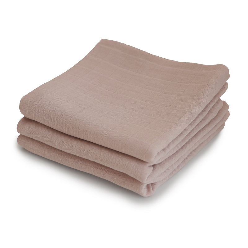 Organic Cotton Muslin Cloths 3-Pack