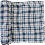 Vintage Plaid Muslin Swaddle Blanket