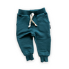 JOGGERS- Peacock Bamboo French Terry