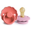 FRIGG Daisy Natural Rubber Pacifier 2-Pack