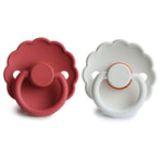 FRIGG Daisy Natural Rubber Pacifier 2-Pack