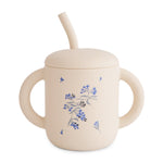 Silicone Training Cup + Straw