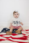 American Flag Plush Blanket