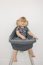 Americana Floral Ribbed Bamboo Cozy Short Set