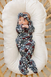 Americana Floral Bamboo Knot Gown