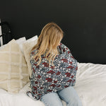 Americana Floral Ribbed Bamboo Multi-Use Cover