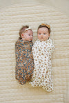 Autumn Bloom Muslin Swaddle Blanket