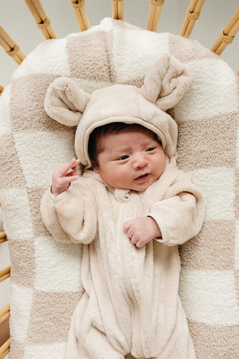 Fleece Bear Hooded Zipper