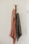 Pink Stripes Muslin Swaddle Blanket